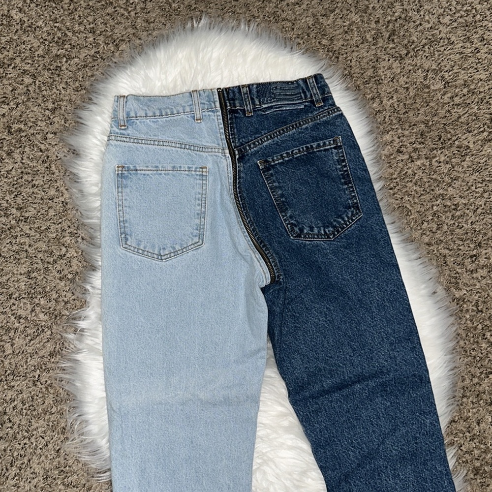 Revice Yin Yang Color-block Jeans - Picture 10 of 11